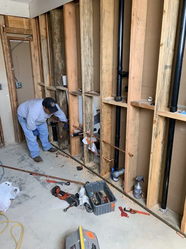 Commercial rough-in plumbing for Gas Line Repair in Downtown Woburn